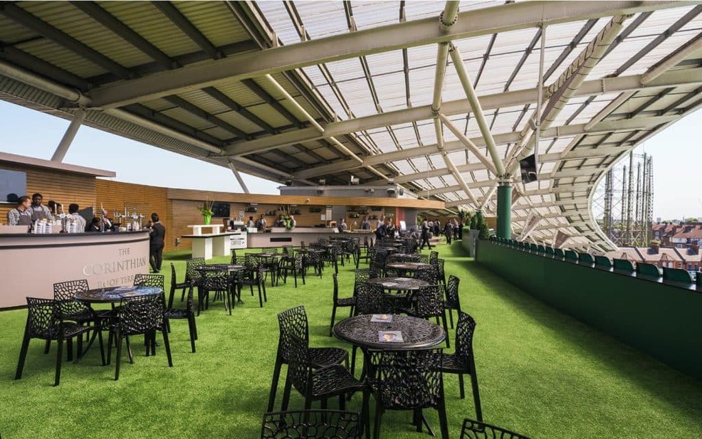 A Glorious Daytime Gathering at the Kia Oval's Corinthian Roof Terrace